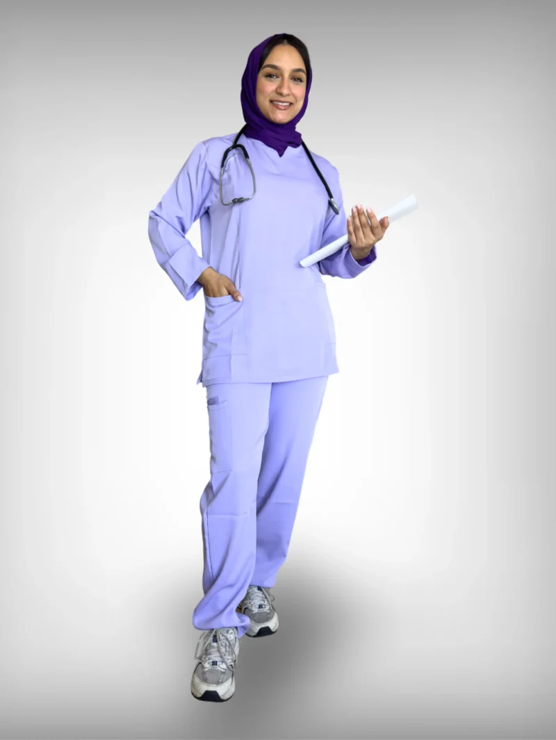 Comfy Stretch Manches Violet Claire – Image 2