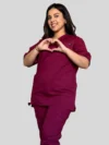 Comfy Popeline Bordeaux