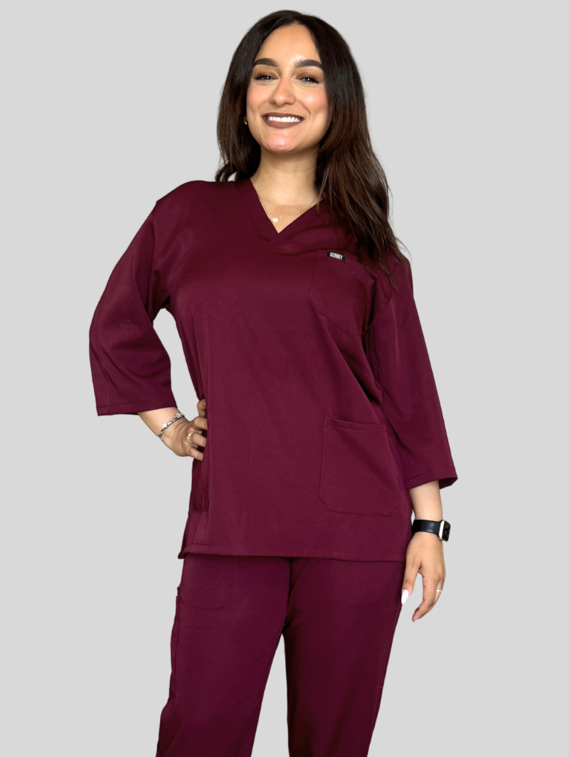 3/4 Stretch Bordeaux