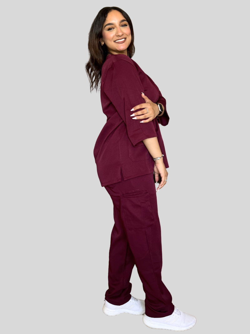 3/4 Stretch Bordeaux – Image 3