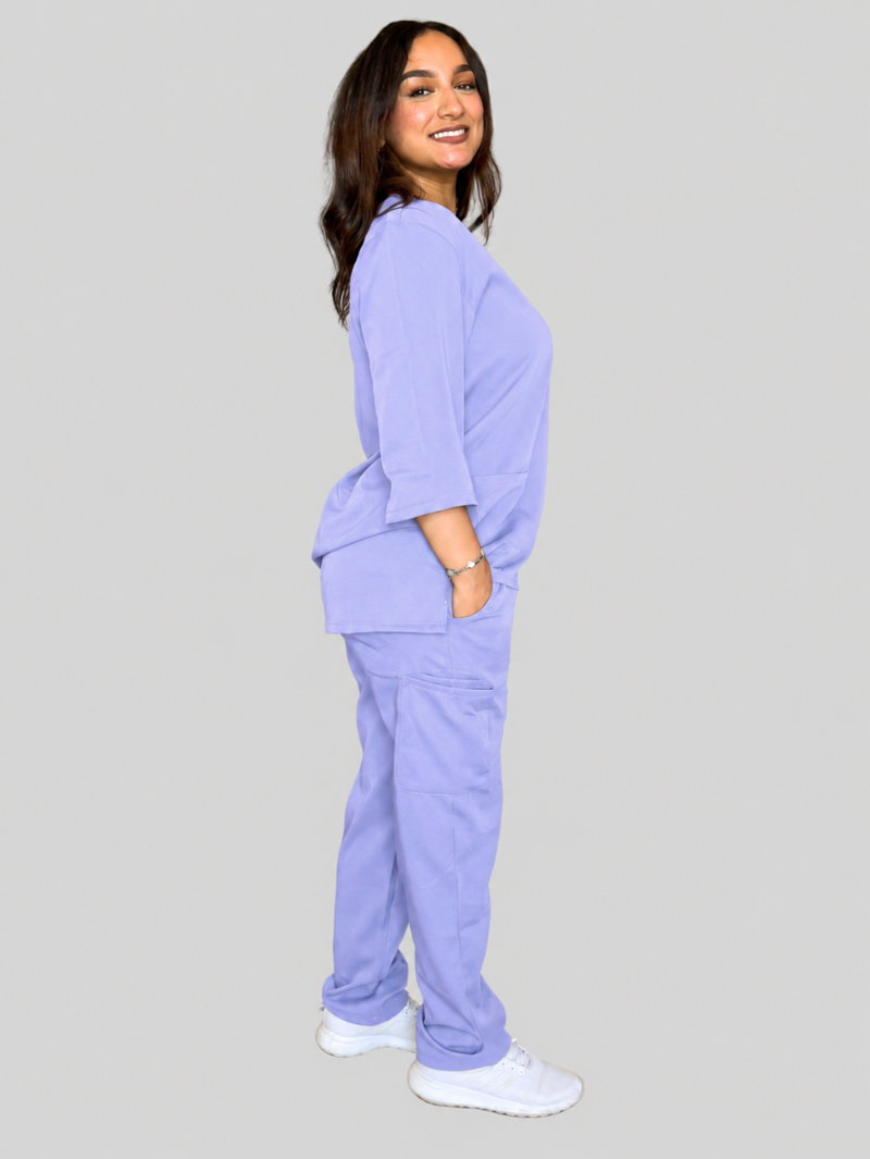3/4 Stretch Mauve Clair – Image 3